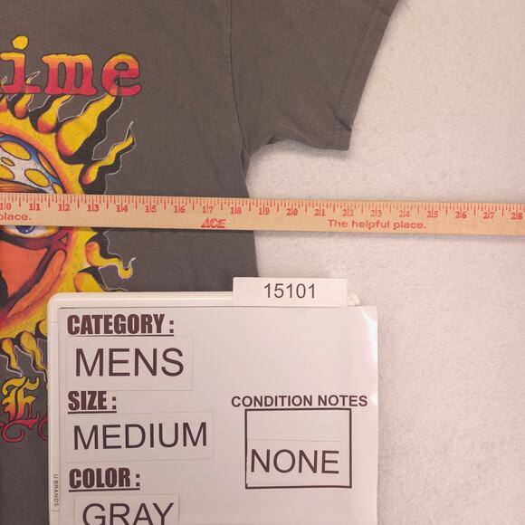 Sublime Band Short Sleeve Crew Neck Graphic T Shirt Mens Size Medium M Gray - Picture 7 of 9